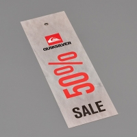 Бирка QUIKSILVER, Формат 100х40 мм