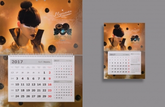 Календари настенные Марсианка, 420х560 мм, 4+0, 3 в 1