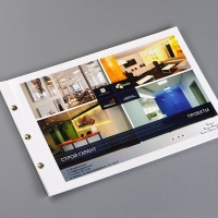 Портфолио Строй-Гарант, А4 (297х210 мм), 4+0, бумага 300 г/м