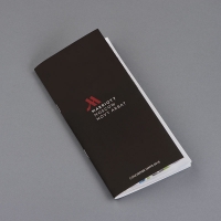 Брошюра, каталог Marriott Moscow Novy Arbat, 210х105 мм, 36 полос